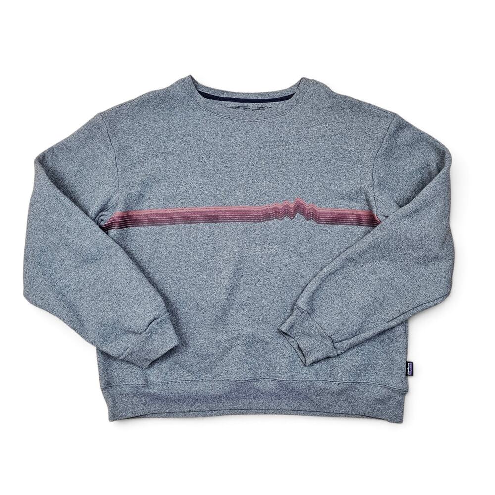 PATAGONIA Fitz Roy Horizons Uprisal Crew Sweatshirt Men's L 2019 Outdoors Casual